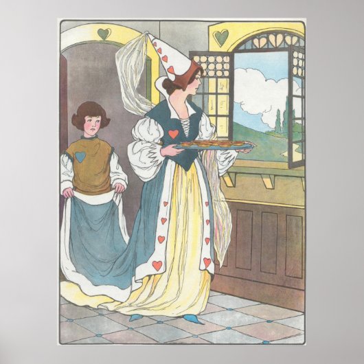 De koningin van de harten maakte wat tarts poster (Voorkant)