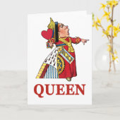 DE KONINGIN VAN DE HOND KAART (Gele Bloem)