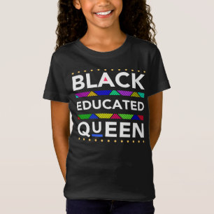 De Koningin van de melanine - de Zwarte Maand T-shirt