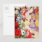 DE KONINGIN VAN DE ROZEN VAN HEART BEKIJKEN BRIEFKAART (Voorkant / Achterkant)