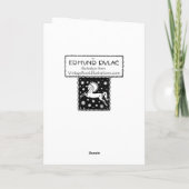 De koningin van de Sneeuw door Edmund Dulac Kaart (Achterkant)