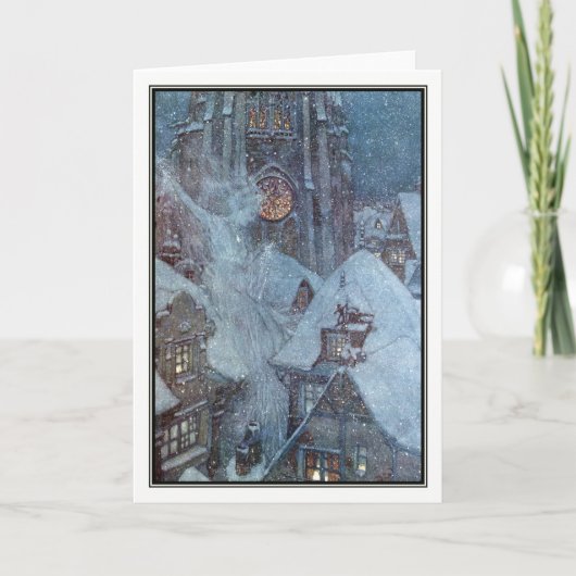 De koningin van de Sneeuw door Edmund Dulac Kaart (Voorkant)