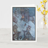De koningin van de Sneeuw door Edmund Dulac Kaart (Gele Bloem)