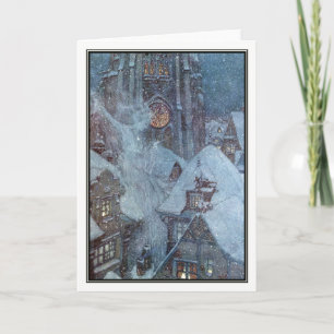De koningin van de Sneeuw door Edmund Dulac Kaart