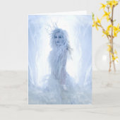De Koningin van de sneeuw Kaart (Gele Bloem)
