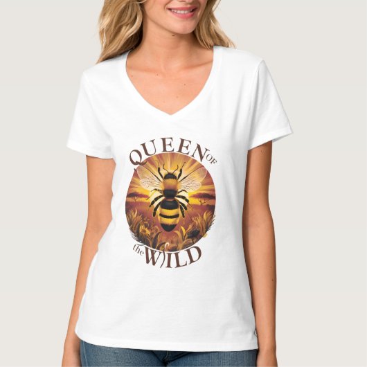De Koningin van de Wilde Logo T-shirt (Voorkant)