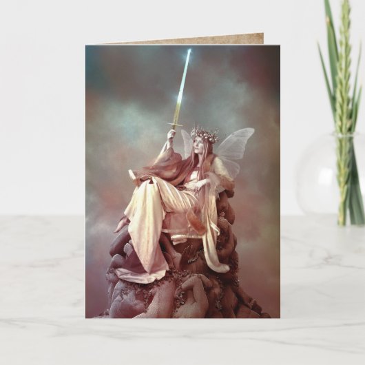 De koningin van de zwaarden kaart (Voorkant)