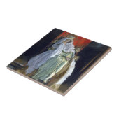 De Koningin van Denemarken (door Edwin Austin Abbe Tegeltje (Zijkant)