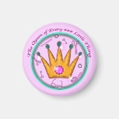 De Koningin van Elke Klein Ding   Magneet (Voorkant)