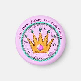 De Koningin van Elke Klein Ding Magneet