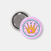 De Koningin van Elke Kleine Ding   Magneet (Voorkant / Achterkant)