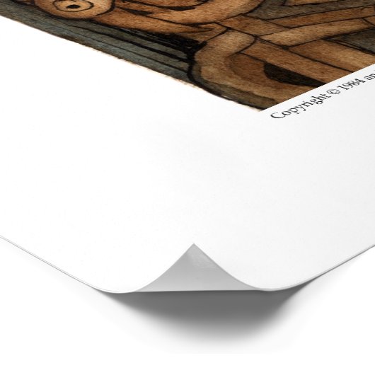 De koningin van Faerie's zegening Poster (Hoek)