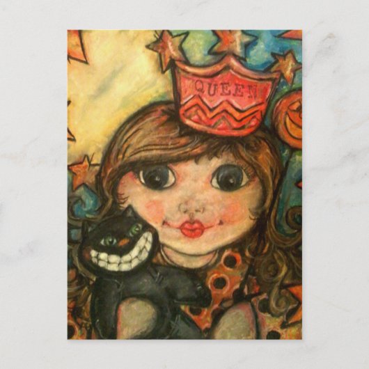 De koningin van Halloween Briefkaart (Voorkant)