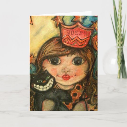 De koningin van Halloween Kaart (Voorkant)