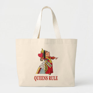 DE KONINGIN VAN HARTEN VERKLAART KONINGINNEN HEERS GROTE TOTE BAG
