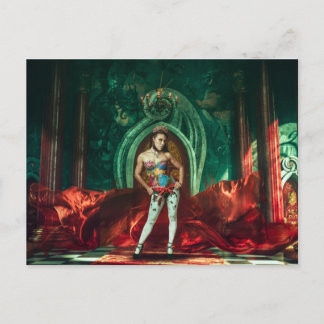 De koningin van het hart briefkaart