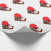 De koningin van het hart cadeaupapier (Hoek)