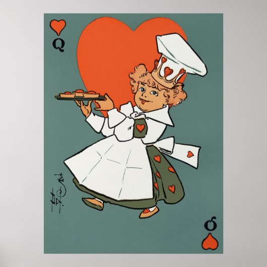 De koningin van het hart poster (Voorkant)