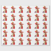 De koningin van het hart schuurt: "Met haar hoofd! Cadeaupapier (Vlak)