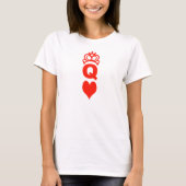 De koningin van het hart t-shirt (Voorkant)