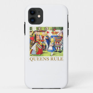 De koningin van het hart zegt: "Queens Rule!" iPhone 11 Hoesje