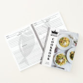 De koningin van het keukenboek Recipe gepersonalis Notitieboek (Binnen)