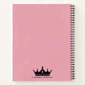 De koningin van het keukenboek Recipe gepersonalis Notitieboek (Achterkant)