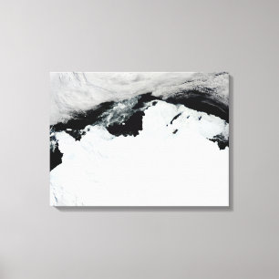 De koningin van Mary aan de kust van Antarctica Canvas Afdruk