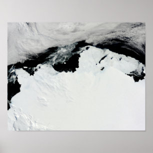 De koningin van Mary aan de kust van Antarctica Poster