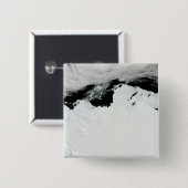 De koningin van Mary aan de kust van Antarctica Vierkante Button 5,1 Cm (Voorkant /achterkant)