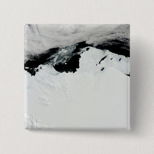 De koningin van Mary aan de kust van Antarctica Vierkante Button 5,1 Cm