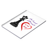 De koningin van mijn hart notitieboek (Linkerzijde)