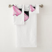 De koningin van mijn hart-valentijnsechtpaar uit l bad handdoek (Insitu)