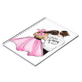 De koningin van mijn hart-valentijnsechtpaar uit l notitieboek (Linkerzijde)