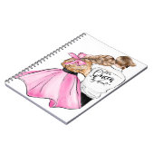 De koningin van mijn hart-valentijnsechtpaar uit l notitieboek (Linkerzijde)