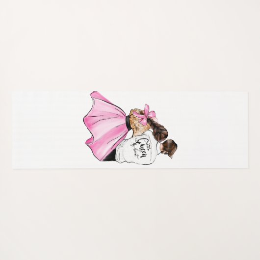 De koningin van mijn hart-valentijnsechtpaar uit l yogamat (Achterkant (horizontaal))