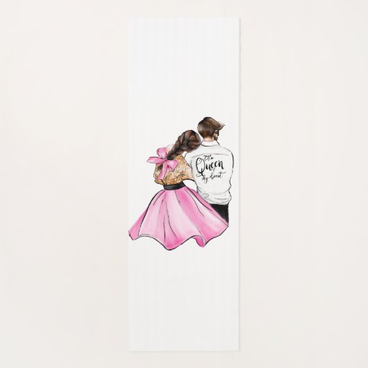 De koningin van mijn hart-valentijnsechtpaar uit l yogamat (Achterkant)