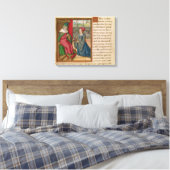 De koningin van Sheba Canvas Afdruk (Insitu (Slaapkamer))