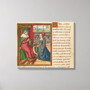 De koningin van Sheba Canvas Afdruk