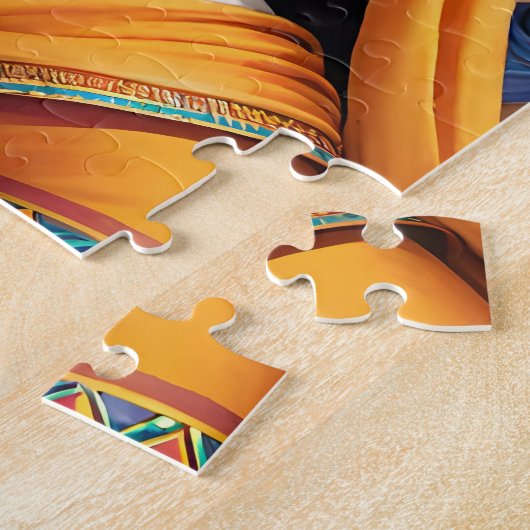 De Koningin van Sheba Christelijke kunstpuzzel Legpuzzel (Zijkant)