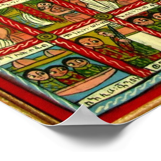 De koningin van Sheba en het Poster van Koning Sol (Hoek)