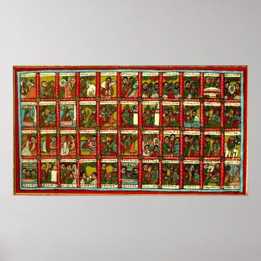 De koningin van Sheba en het Poster van Koning Sol (Voorkant)