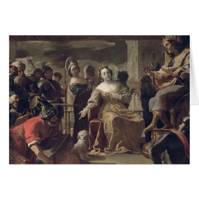 De koningin van Sheba voor Solomon (Voorkant Horizontaal)