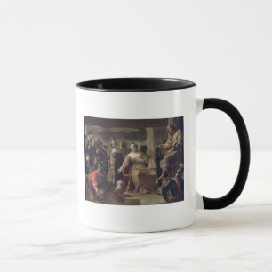 De koningin van Sheba voor Solomon Mok