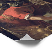 De koningin van Sheba voor Solomon Poster (Hoek)