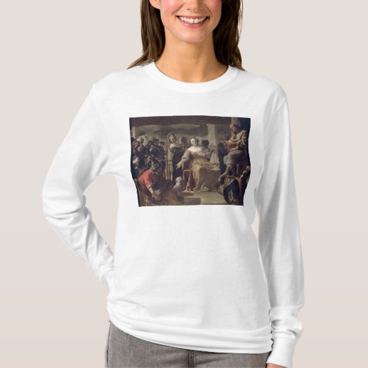 De koningin van Sheba voor Solomon T-shirt (Voorkant)