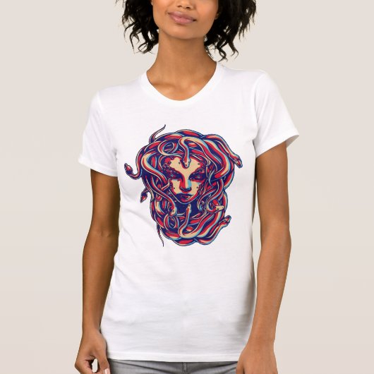 De Koningin van Slang Medusa T-shirt (Voorkant)