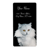 DE KONINGIN VAN WITTE KATTEN ETIKET (Voorkant)