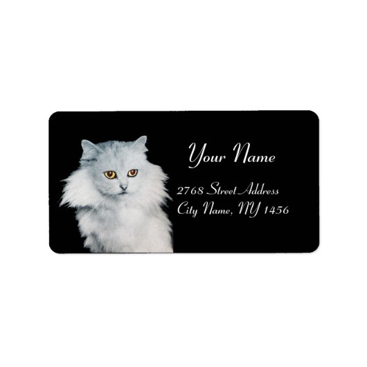 DE KONINGIN VAN WITTE KATTEN ETIKET (Voorkant)