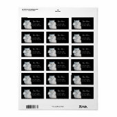 DE KONINGIN VAN WITTE KATTEN ETIKET (Full Sheet)